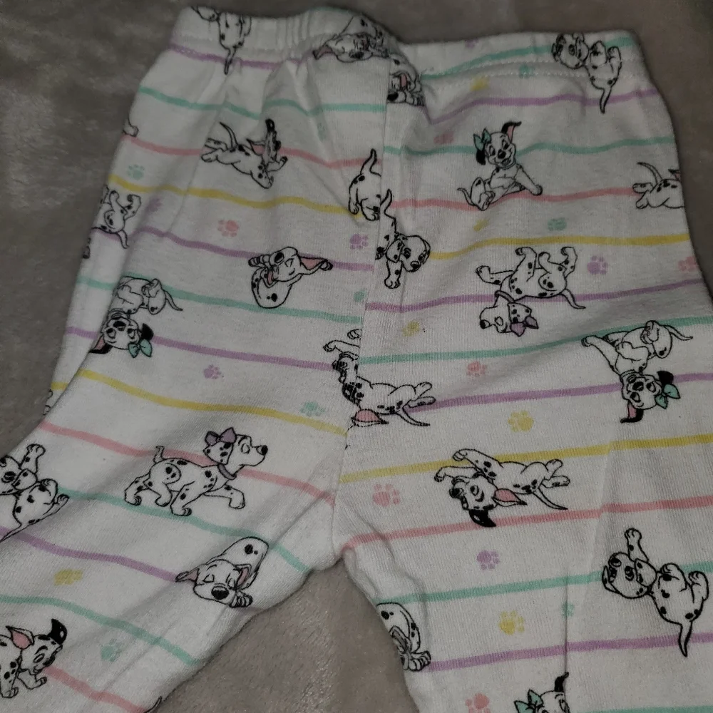 5 for $25 | Disney Baby 101 Dalmatians Striped Pastel Pajama Pants